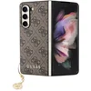 Image de Guess Charm geschikt voor Samsung Galaxy Z Fold 5 hoesje - Bruin