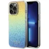 Image de Guess IML Faceted Mirror Disco Iridescent Back Case - Geschikt voor Apple iPhone 15 Pro Max - Rainbow