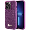 Image de Guess Rhinestones Script Logo Back Case - Geschikt voor Apple iPhone 15 Pro (6.1") - Fuchsia