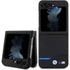 Image de BMW M Carbon Blue Line Back Case - Geschikt voor Samsung Galaxy Flip 5 (F731) - Zwart