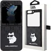 Image de Karl Lagerfeld Saffiano Monogram Choupette Pin hoesje voor Samsung Galaxy Z Flip 5 - zwart