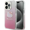 Image de Hello Kitty Serie - iPhone 15 Pro Hoesje - Gradient Electrop - Kitty Hoofd