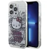 Image de Hello Kitty Kitty On Bricks Serie - iPhone 15 Pro Max Hoesje - Wit - Graffiti - Premium Bescherming