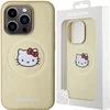 Image de Hello - Kitty - Leren Kitty Head MagSafe hoesje voor iPhone - 13 - Pro / 13 - goud