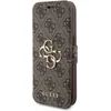 Image de Guess 4G Metal Logo Book Case - Geschikt voor Apple iPhone 15 Pro (6.1") - Bruin