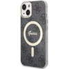 Image de Guess IML 4G Back Case (MagSafe Compatible) - Geschikt voor Apple iPhone 15 (6.1") - Grijs