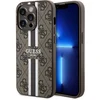 Image de Guess 4G Printed Stripe Back Case (MagSafe Compatible) - Geschikt voor Apple iPhone 15 Pro Max (6.7") - Bruin