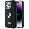 Image de Karl Lagerfeld Gripstand Saffiano - Smartphonehoesje - iPhone 13 Pro - Zwart - Karl & Choupette Pins