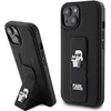 Image de Karl Lagerfeld Gripstand Serie - Hoesje voor mobiele telefoon - iPhone 15 - Saffiano Zwart