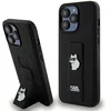Image de Karl Lagerfeld Gripstand - iPhone 13 Hoesje - Zwart - Choupette Pins