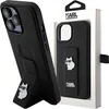 Image de Karl - Lagerfeld - Gripstand Saffiano Choupette Pins hoesje voor iPhone - 14 - Pro - Max - zwart