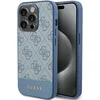 Image de Guess 4G Stripe Back Case - Geschikt voor Apple iPhone 15 Pro (6.1") - Blauw