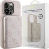 Image de GUESS, Hoesje geschikt voor iPhone 14 Pro - MagSafe Saffiano & 5000mAh Powerbank, Roze