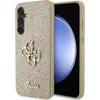 Image de Guess 4G Metal Logo Glitter Back Case - Geschikt voor Samsung Galaxy S23 FE (S711) - Goud
