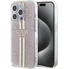 Image de Guess 4G Gold Stripe Back Case - Apple iPhone 15 Pro (6.1") - Roze
