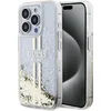 Image de Guess Liquid Glitter Gold Stripe Back Case - Apple iPhone 15 Pro (6.1") - Transparant