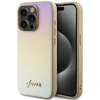 Image de Guess Iridescent Metal Script Back Case - Apple iPhone 15 Pro (6.1") - Goud