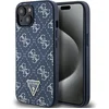 Image de Guess 4G Triangle Logo Back Case - Geschikt voor Apple iPhone 15 Plus (6.7") - Blauw