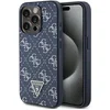 Image de Guess 4G Triangle Logo Back Case - Geschikt voor Apple iPhone 15 Pro (6.1") - Blauw