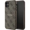 Image de Guess 4G Back Case (MagSafe Compatible) - Geschikt voor Apple iPhone 11 (6.1") - Bruin