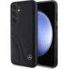 Image de Mercedes-Benz Backcase hoesje geschikt voor Samsung Galaxy S24 - Effen Zwart - Leer