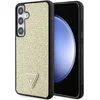 Image de Guess Rhinestones Triangle Logo Back Case - Geschikt voor Samsung Galaxy S24 Plus (S926) - Goud