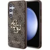 Image de Guess 4G Metal Logo Back Case - Geschikt voor Samsung Galaxy S24 Plus (S926) - Bruin