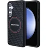 Image de Mercedes-AMG Carbon Pattern Back Case (MagSafe Compatible) - Geschikt voor Samsung Galaxy S24 (S921) - Zwart