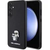 Image de Karl Lagerfeld Backcase hoesje geschikt voor Samsung Galaxy S24+ - Effen Zwart - Kunstleer