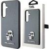 Image de Karl - Lagerfeld - Saffiano Karl&Choupette Metalen Pin hoesje voor Samsung Galaxy S24 - grijs
