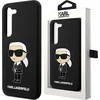 Image de Karl - Lagerfeld - Siliconen Ikonik hoesje voor Samsung Galaxy S24 - zwart
