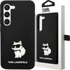 Image de Karl - Lagerfeld - Siliconen Choupette hoesje voor Samsung Galaxy S24 - zwart