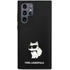 Image de Karl - Lagerfeld - Siliconen Choupette hoesje voor Samsung Galaxy S24 Ultra - zwart