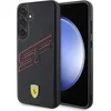 Image de Ferrari Backcase hoesje geschikt voor Samsung Galaxy S24+ - Effen Zwart - Kunstleer