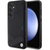 Image de BMW Backcase hoesje geschikt voor Samsung Galaxy S24+ - Effen Zwart - Leer