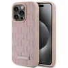 Image de Karl Lagerfeld - iPhone 15 Pro Etui - MagSafe - Roze - Leren Bescherming