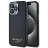 Image de Karl Lagerfeld Case Grained Hotel RSG Geschikt voor iPhone 15 Pro Max - Zwart