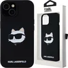 Image de Karl - Lagerfeld - Siliconen Choupette Head MagSafe Hoesje voor iPhone - 15 - Plus / 14 - Plus - Zwart