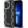 Image de DKNY, Hoesje geschikt voor iPhone 15 Pro - MagSafe Compatibel met Ruitjespatroon Ultra-Chic, Zwart