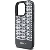 Image de DKNY Repeat Bottom Stripe Back Case (MagSafe Compatible) - Geschikt voor Apple iPhone 14 Pro (6.1") - Zwart