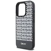 Image de DKNY Repeat Bottom Stripe Back Case (MagSafe Compatible) - Geschikt voor Apple iPhone 15 Pro (6.1") - Zwart