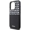 Image de DKNY, Hoesje geschikt voor iPhone 15 Pro - met Kaarthouder, Zwart