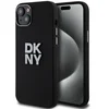 Image de DKNY Silicone Metal Logo Back Case - Geschikt voor Apple iPhone 15 (6.1") - Zwart