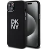 Image de DKNY Silicone Metal Logo Back Case - Geschikt voor Apple iPhone 15 Plus (6.7") - Zwart