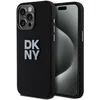 Image de DKNY Silicone Metal Logo Back Case - Geschikt voor Apple iPhone 15 Pro Max (6.7") - Zwart