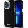 Image de DKNY Silicone Metal Logo Back Case (MagSafe Compatible) - Geschikt voor Apple iPhone 14 Pro (6.1") - Zwart
