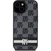 Image de DKNY, Hoesje geschikt voor Galaxy S24 Plus - Elegant met Ruitjes- en Streepjespatroon, Zwart