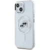 Image de Karl Lagerfeld, Hoesje Geschikt voor Apple iPhone 15 Bedrukt IML K en CH MagSafe Compatibel, Transparant