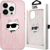 Image de Karl - Lagerfeld - IML Choupette Head & Monogram hoesje voor iPhone - 13 - Pro - Max - roze