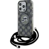 Image de Karl Lagerfeld IML Crossbody Monogram Karl & Choupette Head MagSafe Hoesje voor iPhone 15 Pro Max - Zwart